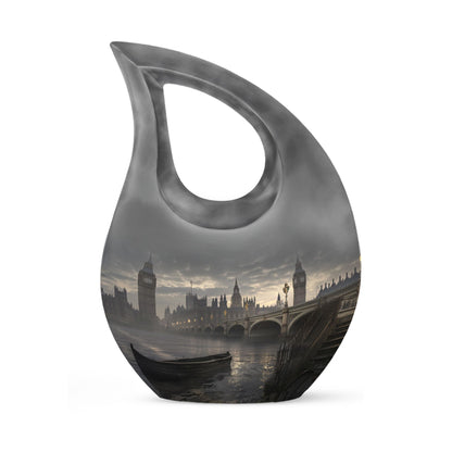 Large Misty Dawn Over Urn