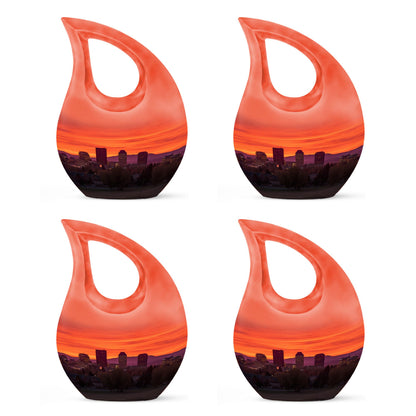 Sunset Blaze Over urn
