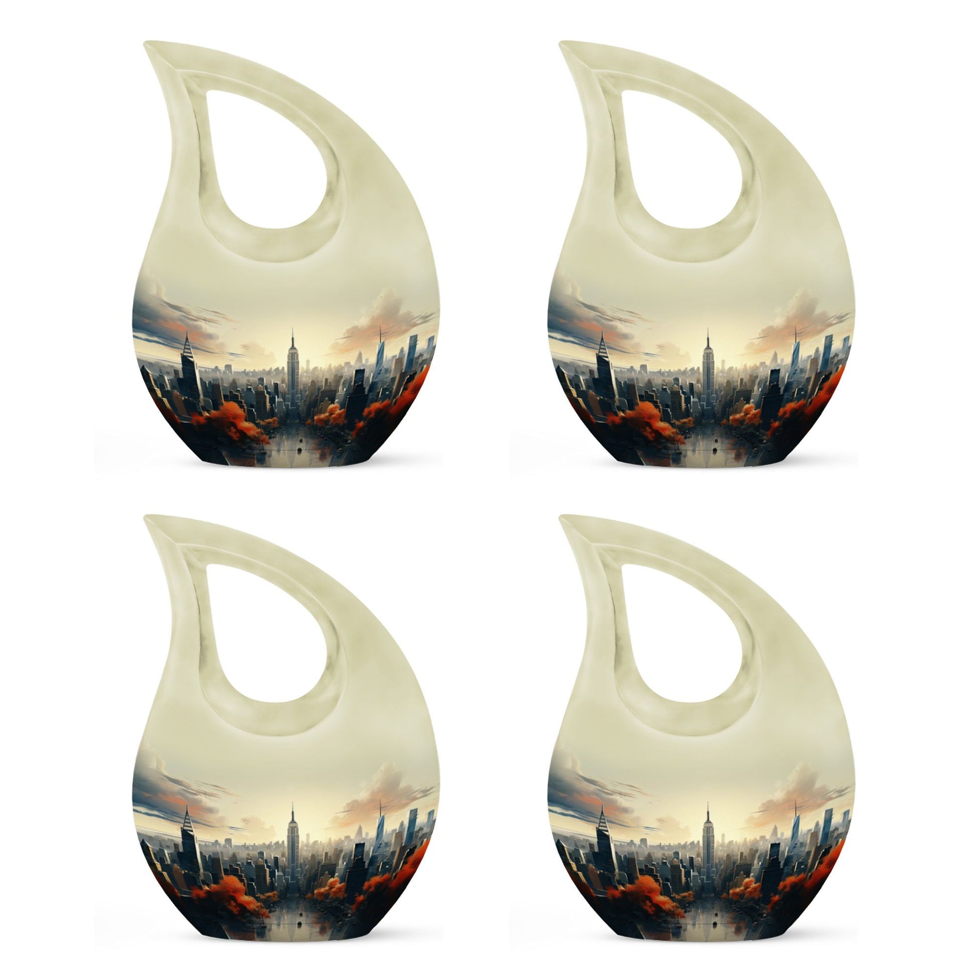 10-inch Autumn Morning In Urn,