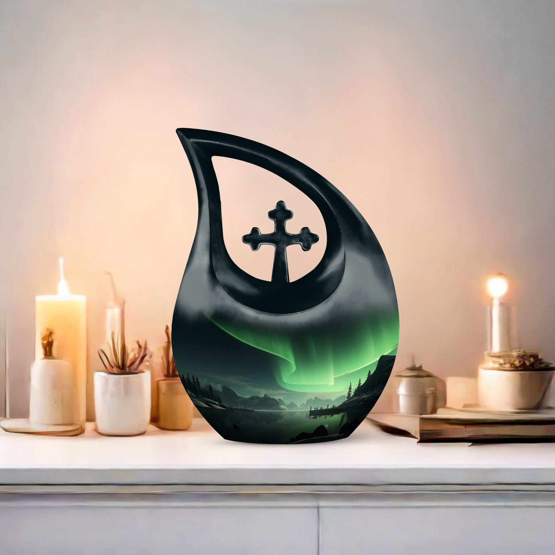 10-inch 'The Northern Lights' Urn 