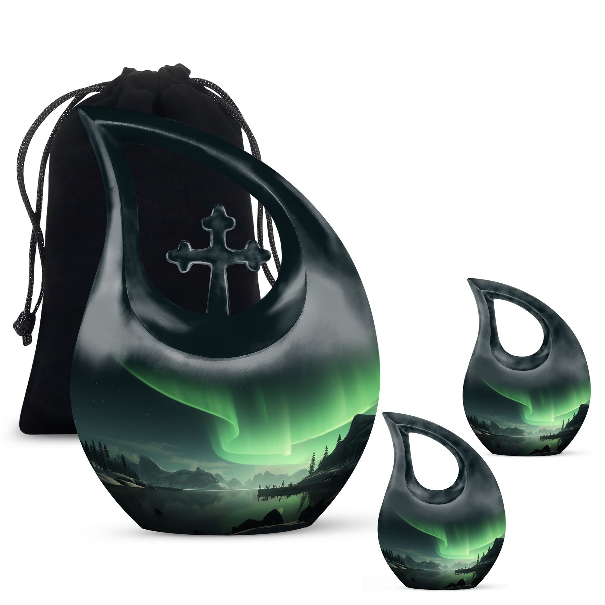 10-inch 'The Northern Lights' Urn 