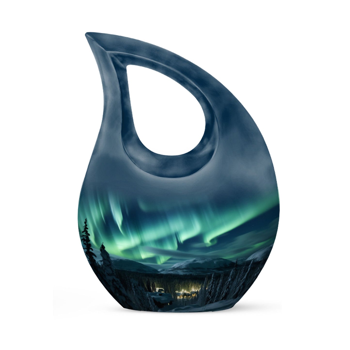 10-inch aluminium 'The Northern Sky's Urn' 