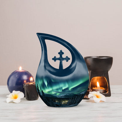 10-inch aluminium 'The Northern Sky's Urn' 