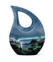 10 inch Northern Lights Over Urn