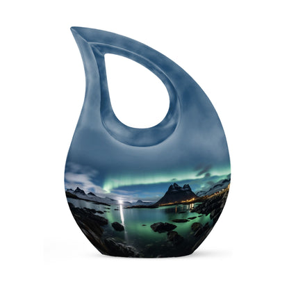 10 inch Northern Lights Over Urn