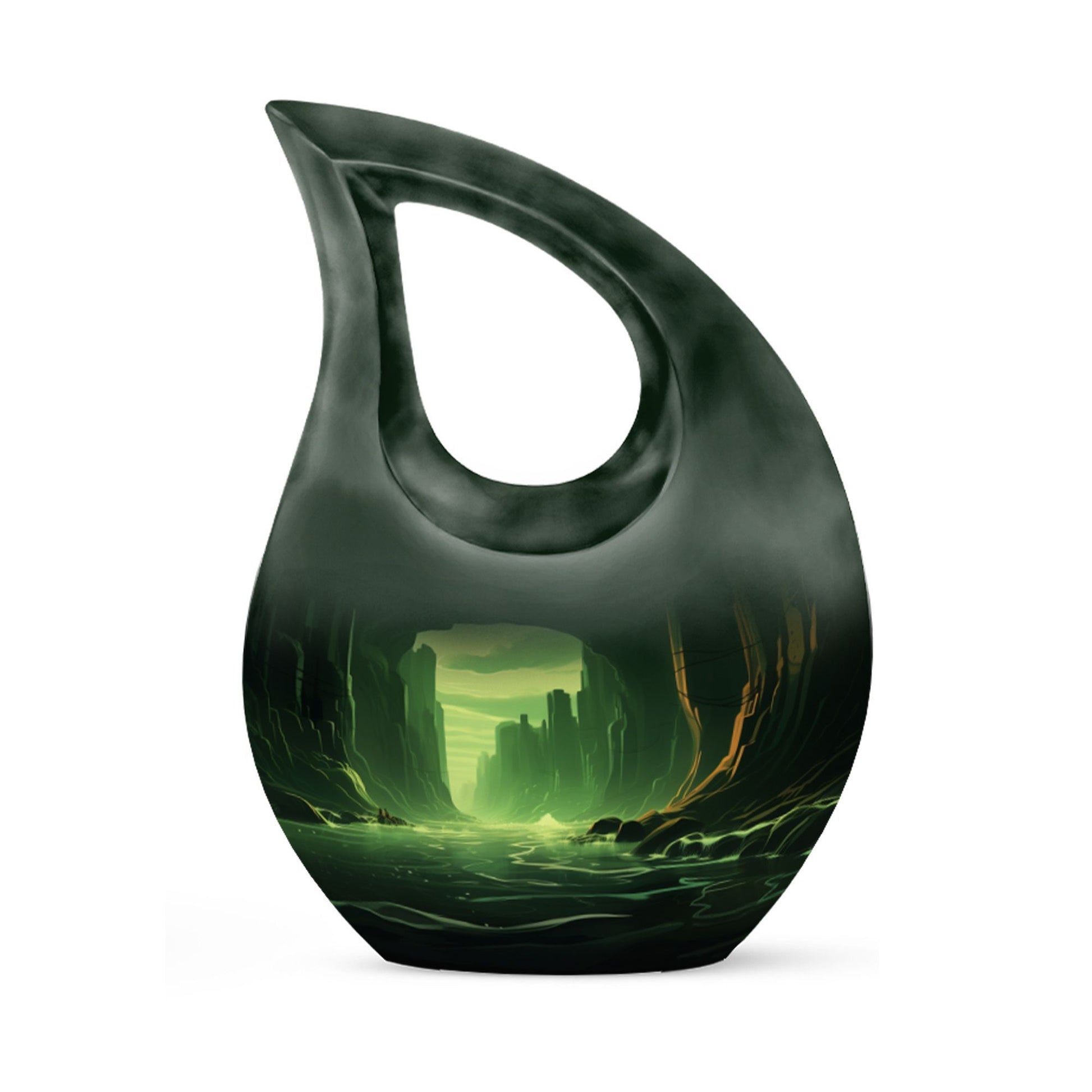 10-inch Emerald Glow Urn