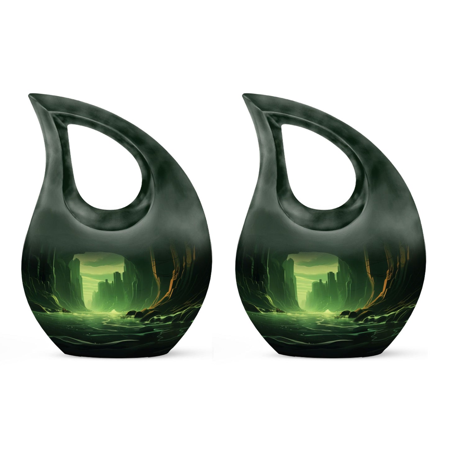 10-inch Emerald Glow Urn