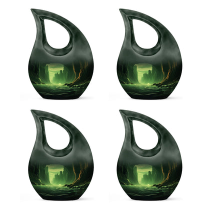10-inch Emerald Glow Urn