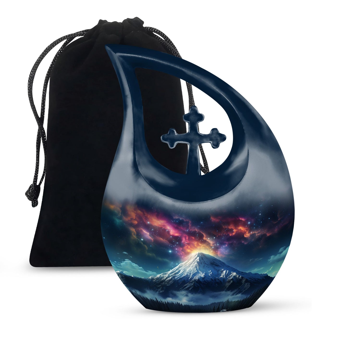 10-inch Starry Skies Over Urn 