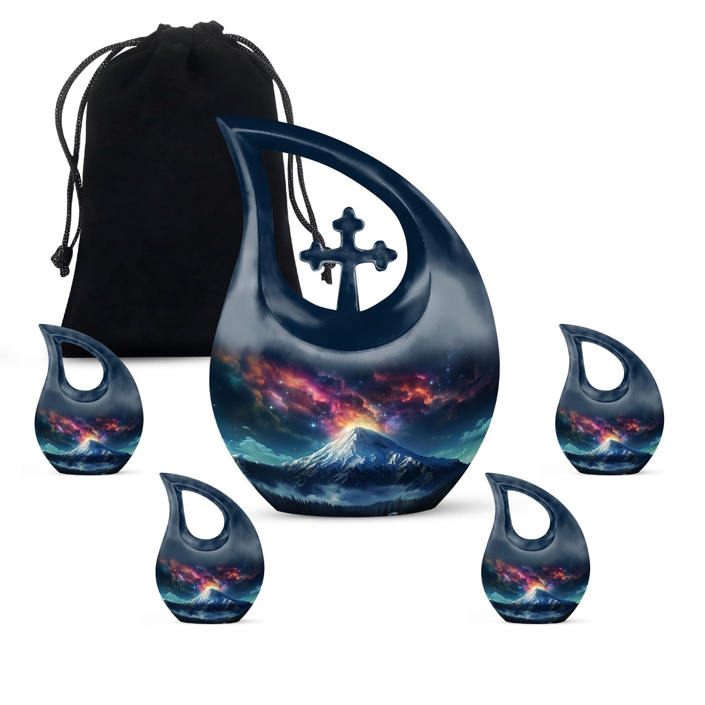 10-inch Starry Skies Over Urn 