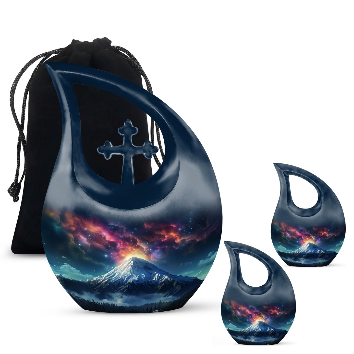 10-inch Starry Skies Over Urn 
