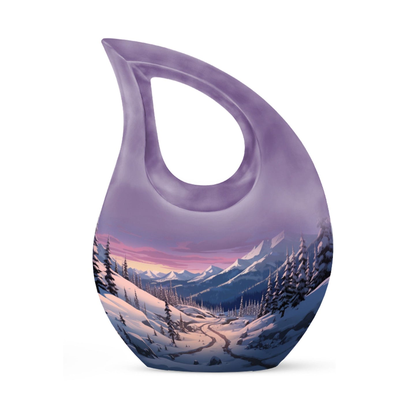 Winter's Graceful Slumber Urn,