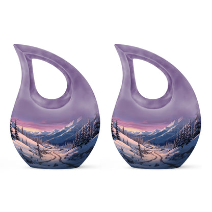 Winter's Graceful Slumber Urn,