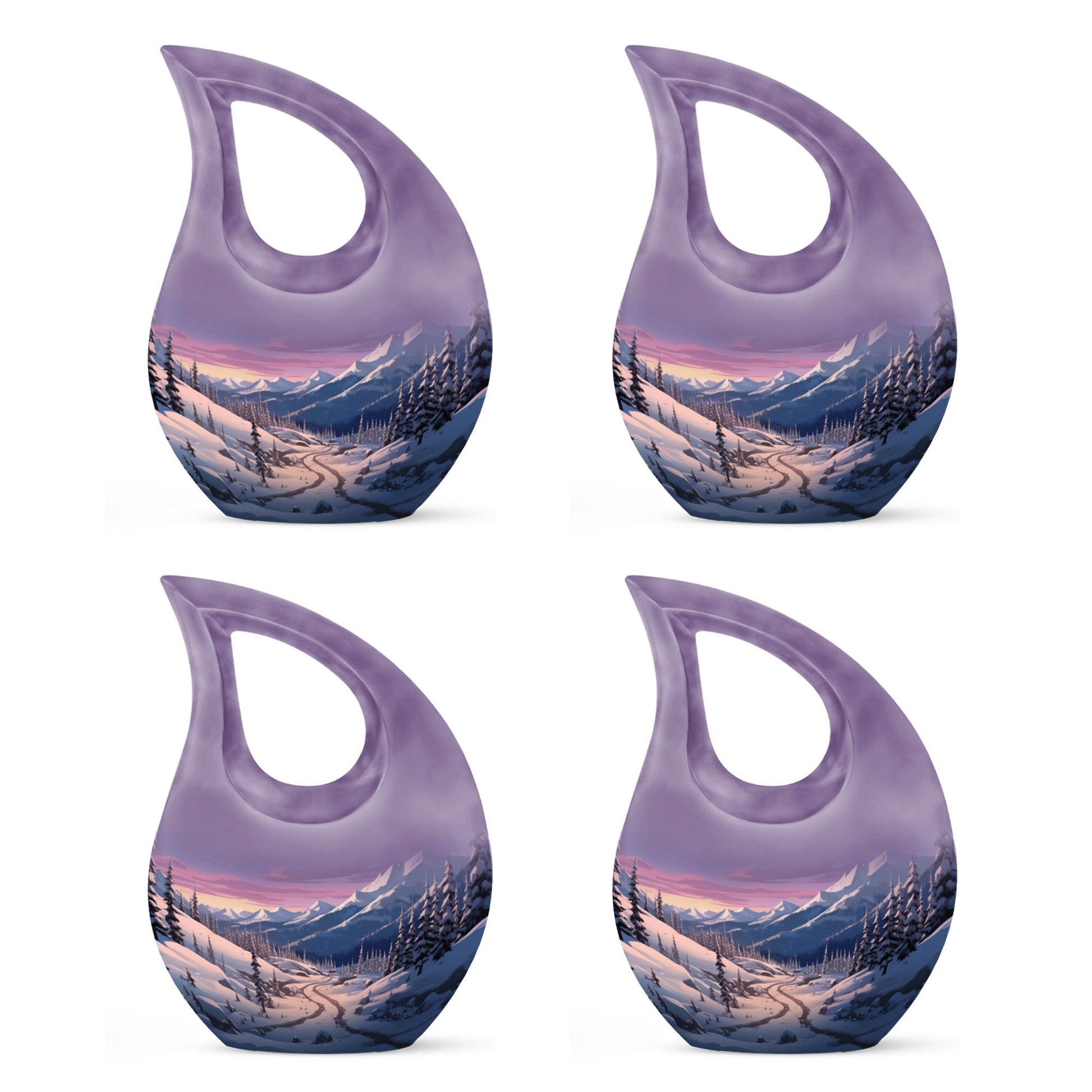 Winter's Graceful Slumber Urn,