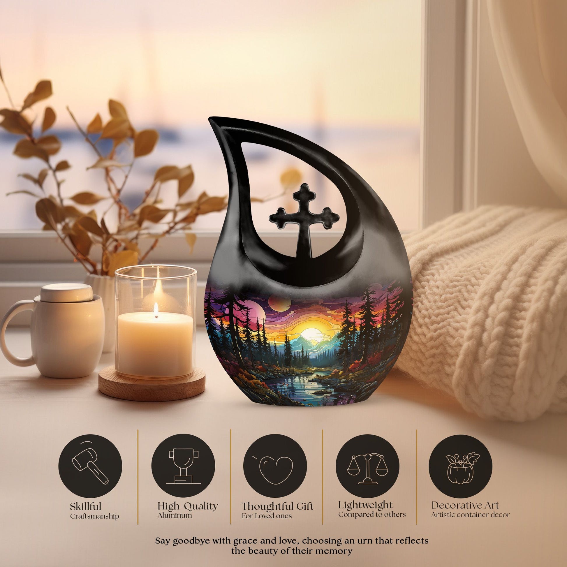 10-inch Aluminium A Dawn Of Urn