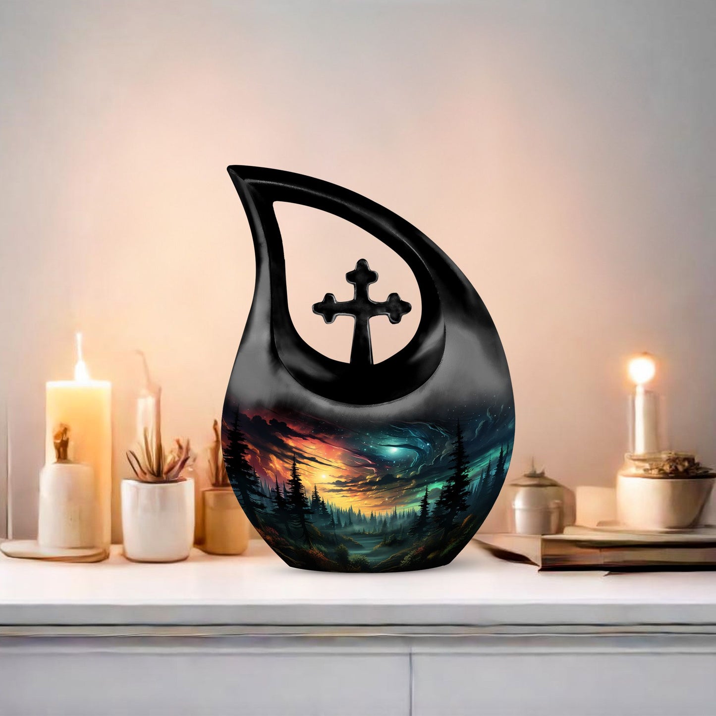 10 inch Twilight Whispers In Urn,
