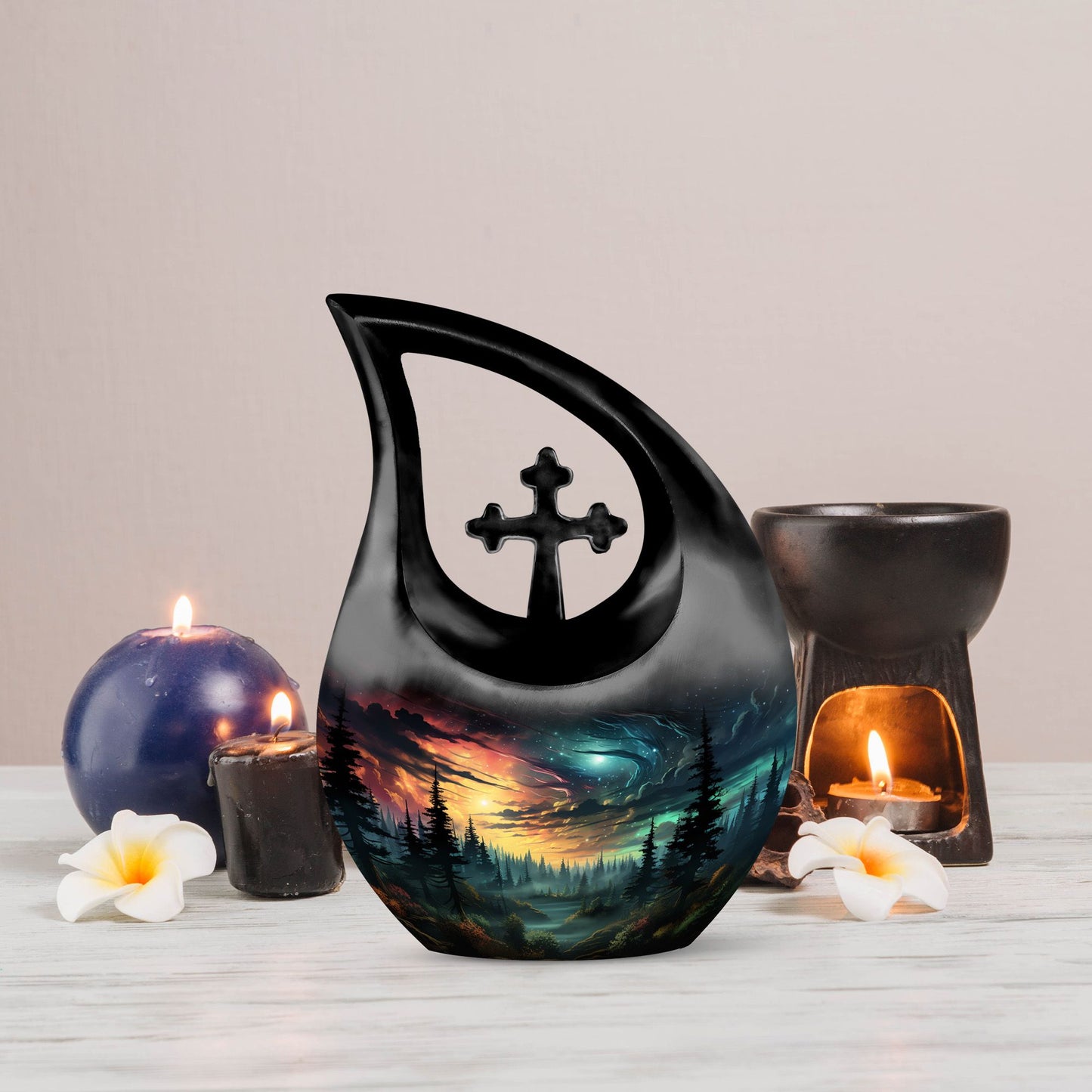 10 inch Twilight Whispers In Urn,