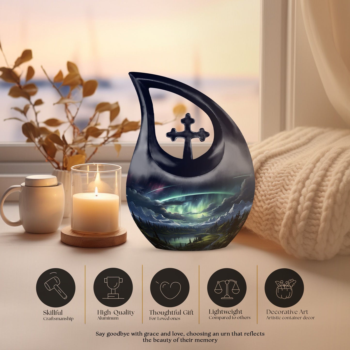  Northern Lights urn