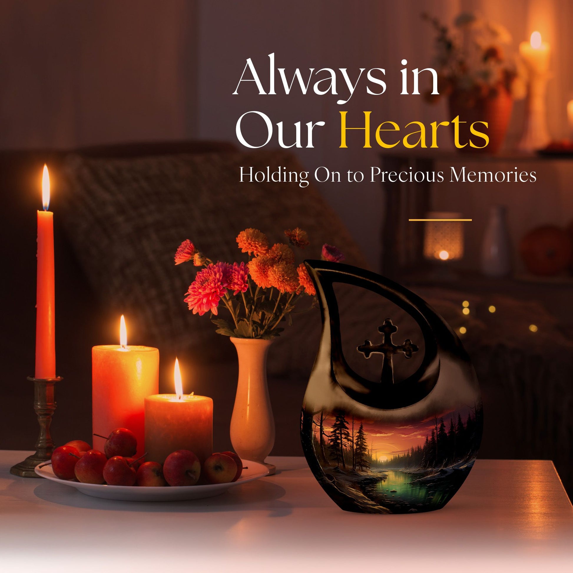 10-Inch Twilight Glow On Urn, 