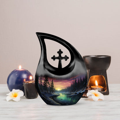 10-Inch Twilight Glow On Urn, 