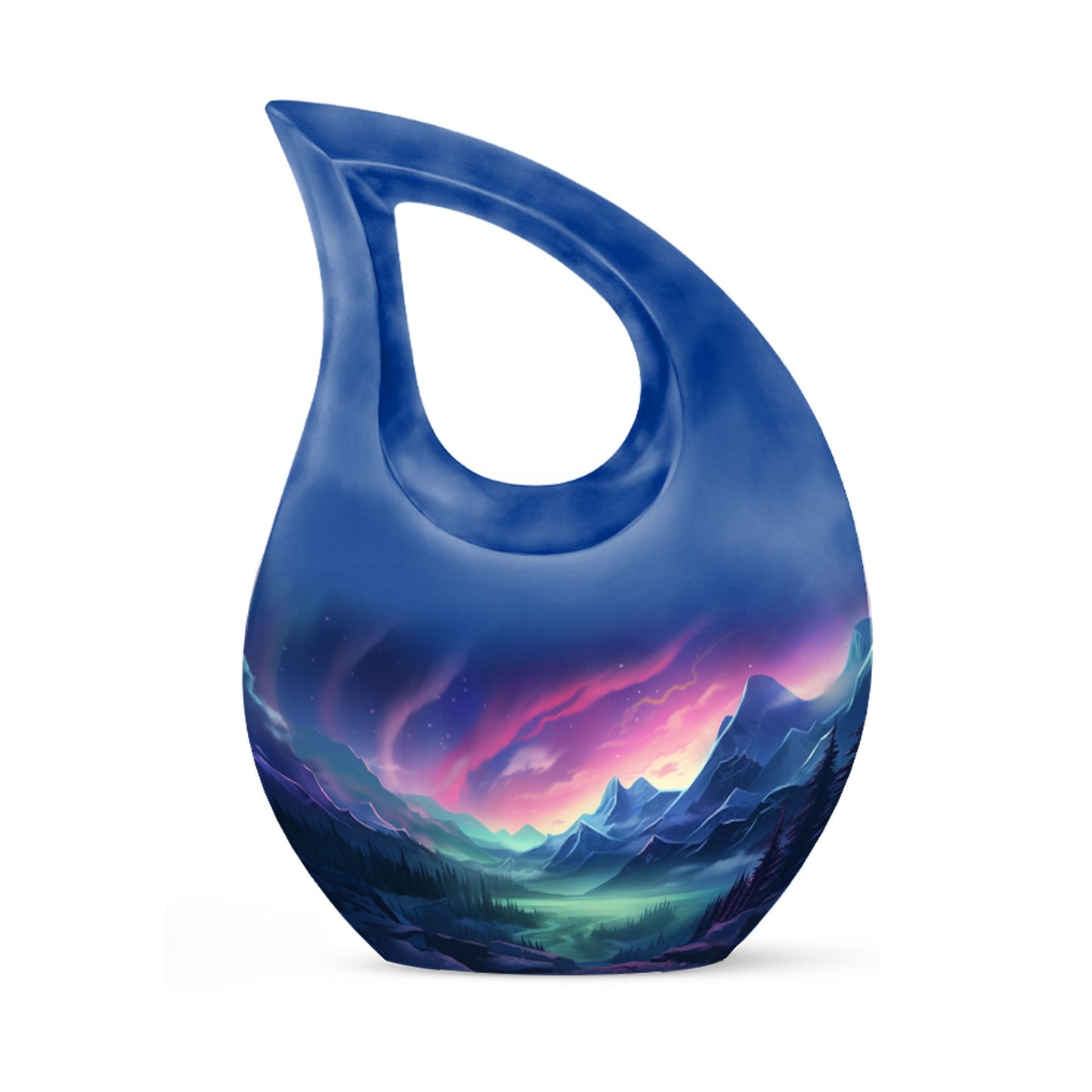 Twilight Serenade In Large Cross Drop urn, 