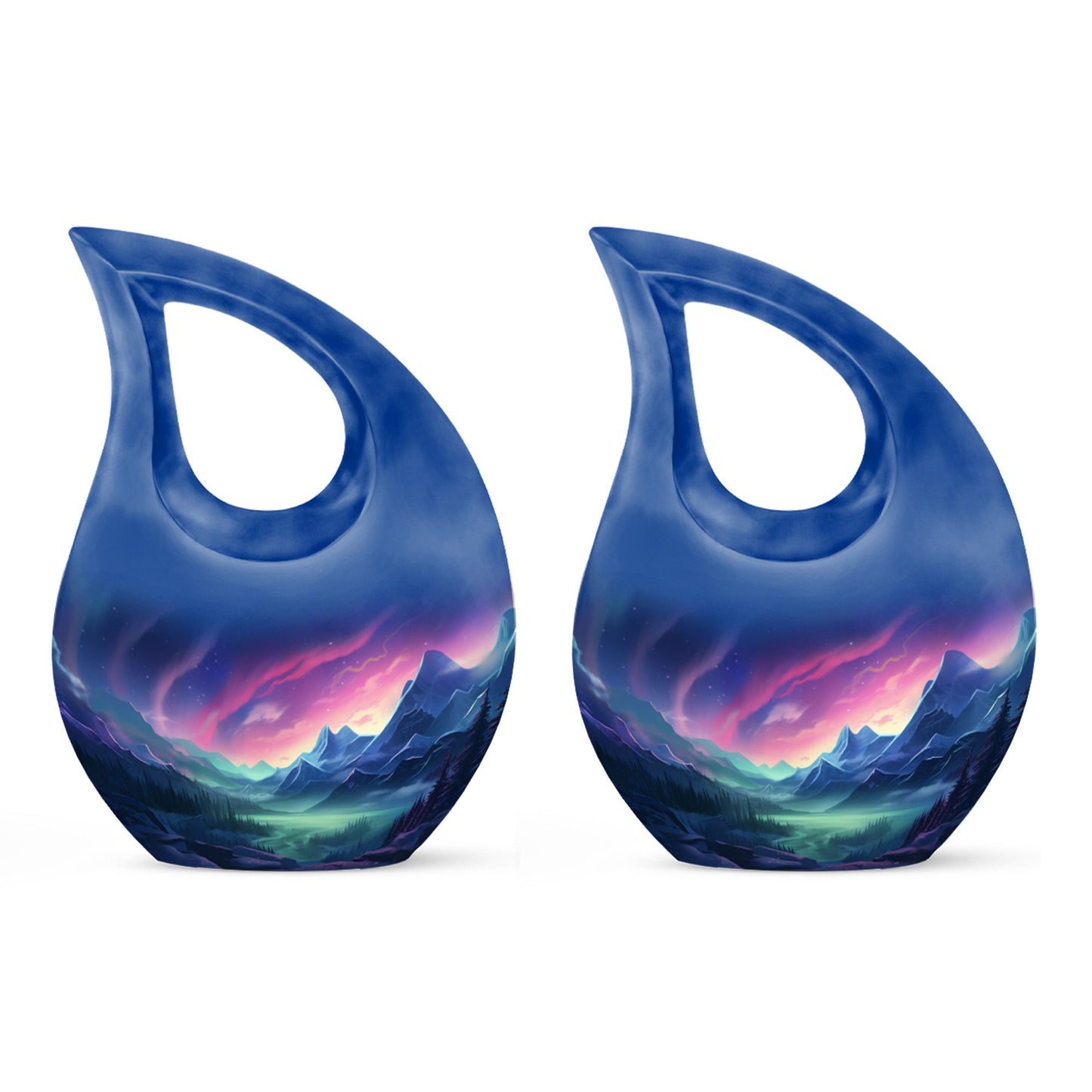 Twilight Serenade In Large Cross Drop urn, 