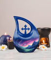 Twilight Serenade In Large Cross Drop urn, 