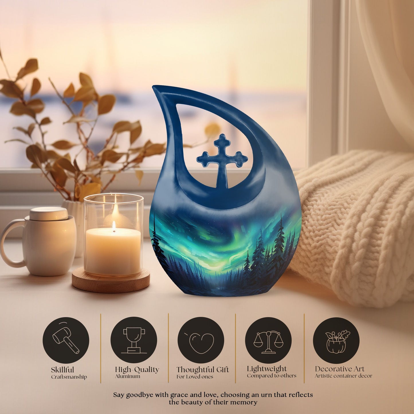 10-inch Enchanted Night Skies Urn,
