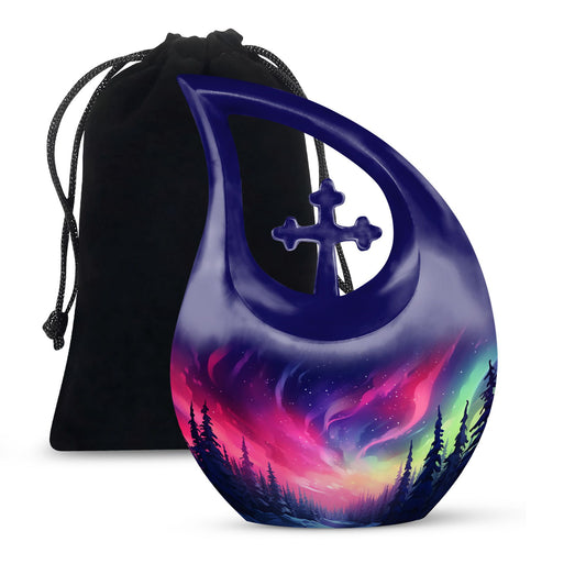 10-inch Cosmic Blaze Over urn 