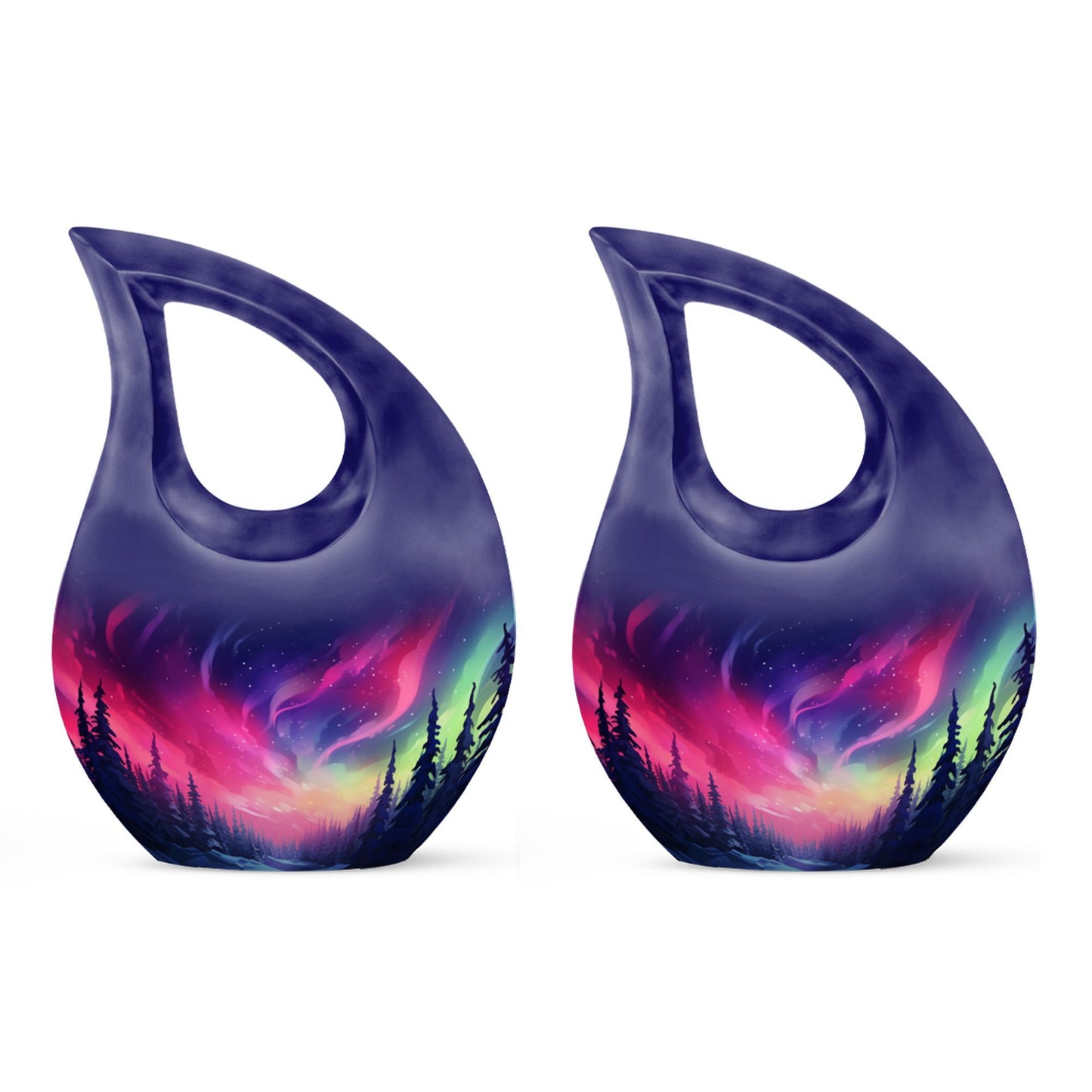 10-inch Cosmic Blaze Over urn 