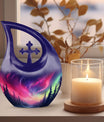 10-inch Cosmic Blaze Over urn 