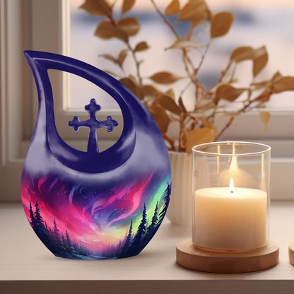 10-inch Cosmic Blaze Over urn 