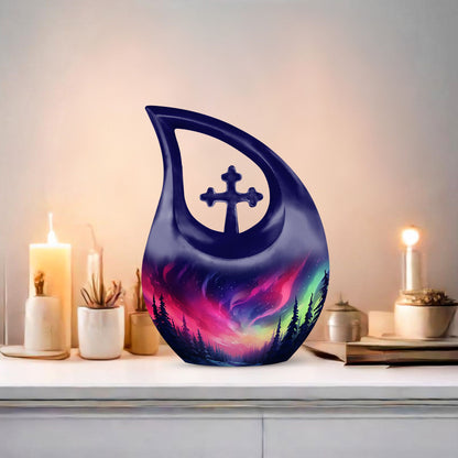 10-inch Cosmic Blaze Over urn 