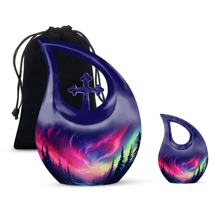 10-inch Cosmic Blaze Over urn 