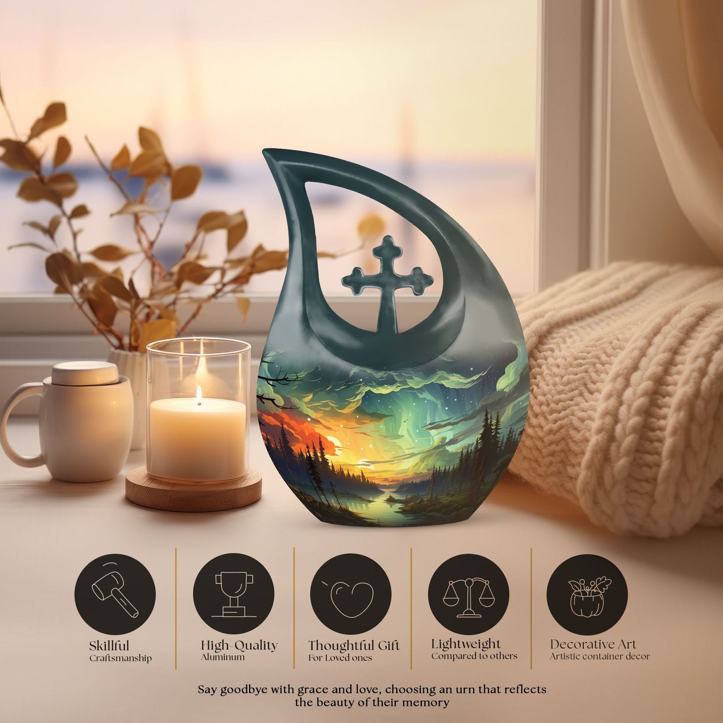 10-inch Mystical Merging Of Urn, 
