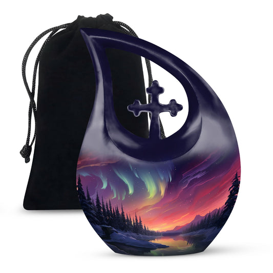 10-inch Arctic Twilight Symphony Urn