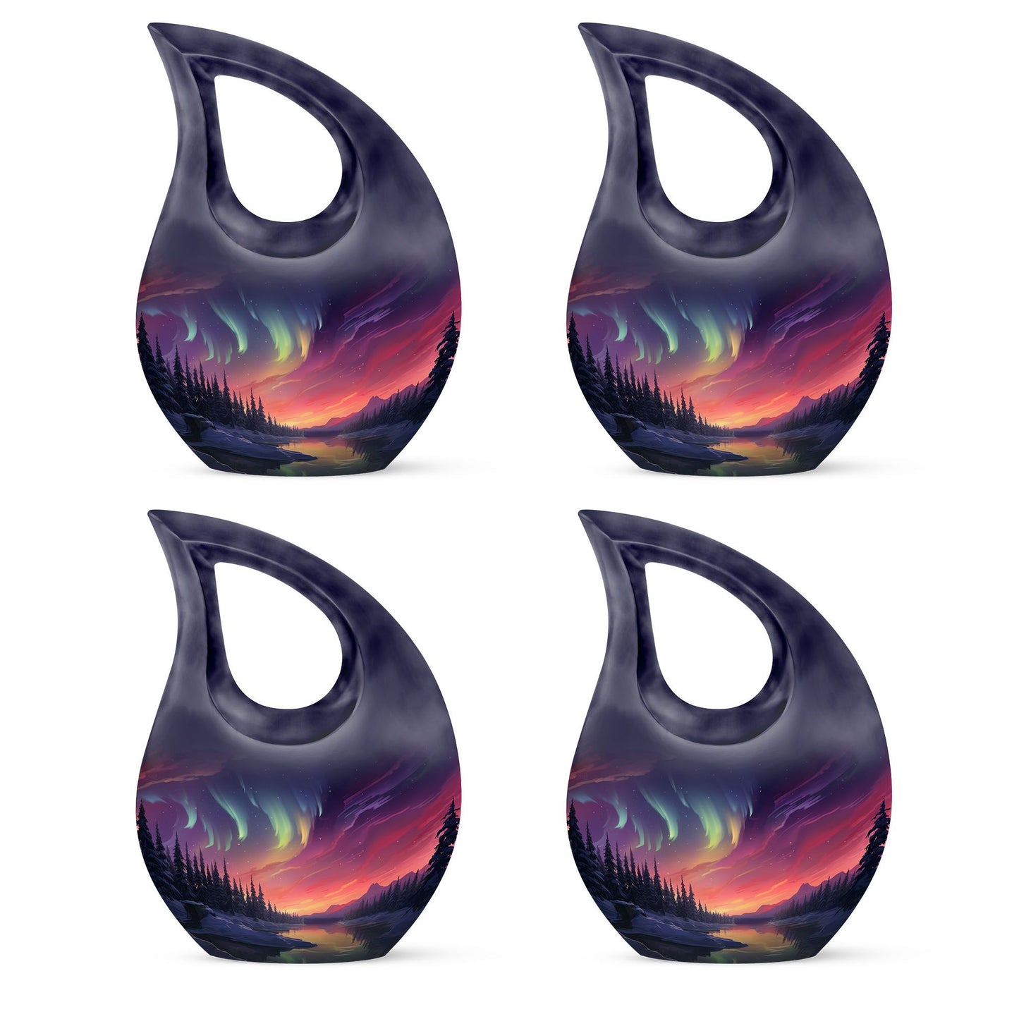 10-inch Arctic Twilight Symphony Urn