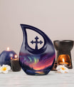 10-inch Arctic Twilight Symphony Urn