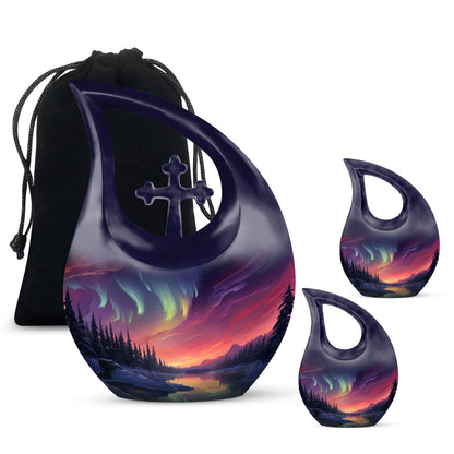 10-inch Arctic Twilight Symphony Urn