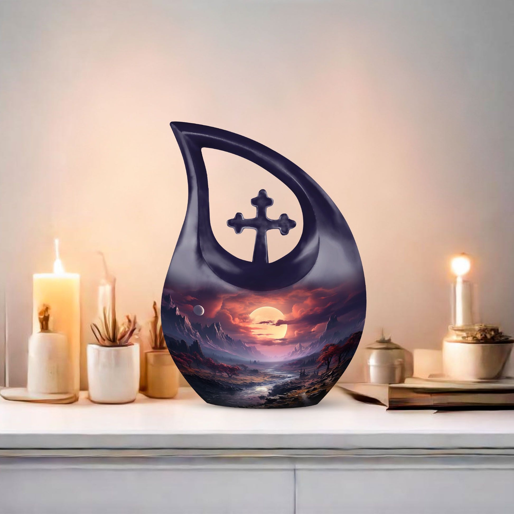 Large 10-inch Twilight Harmony In Urn,