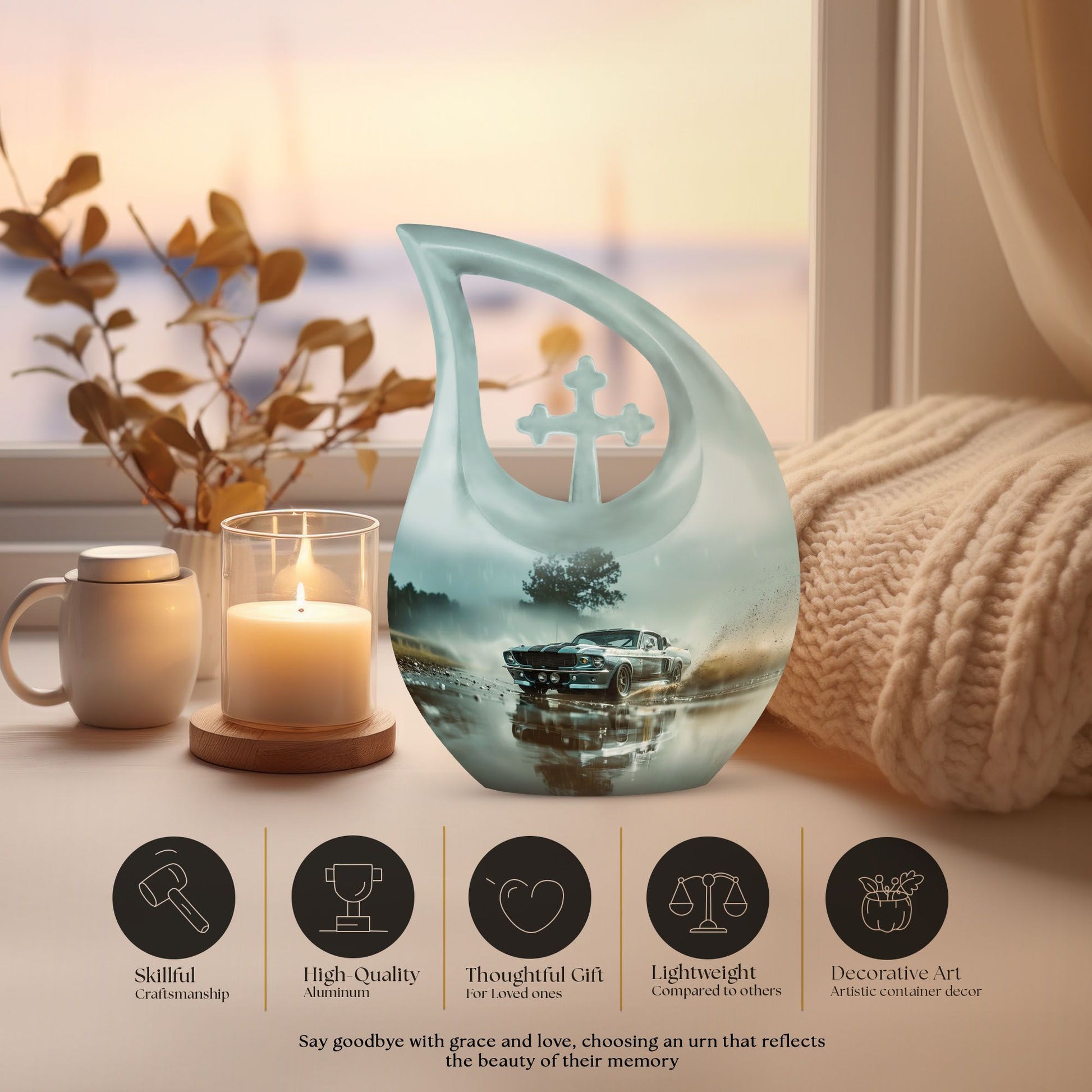 10-inch Classic Muscle In Urn, 