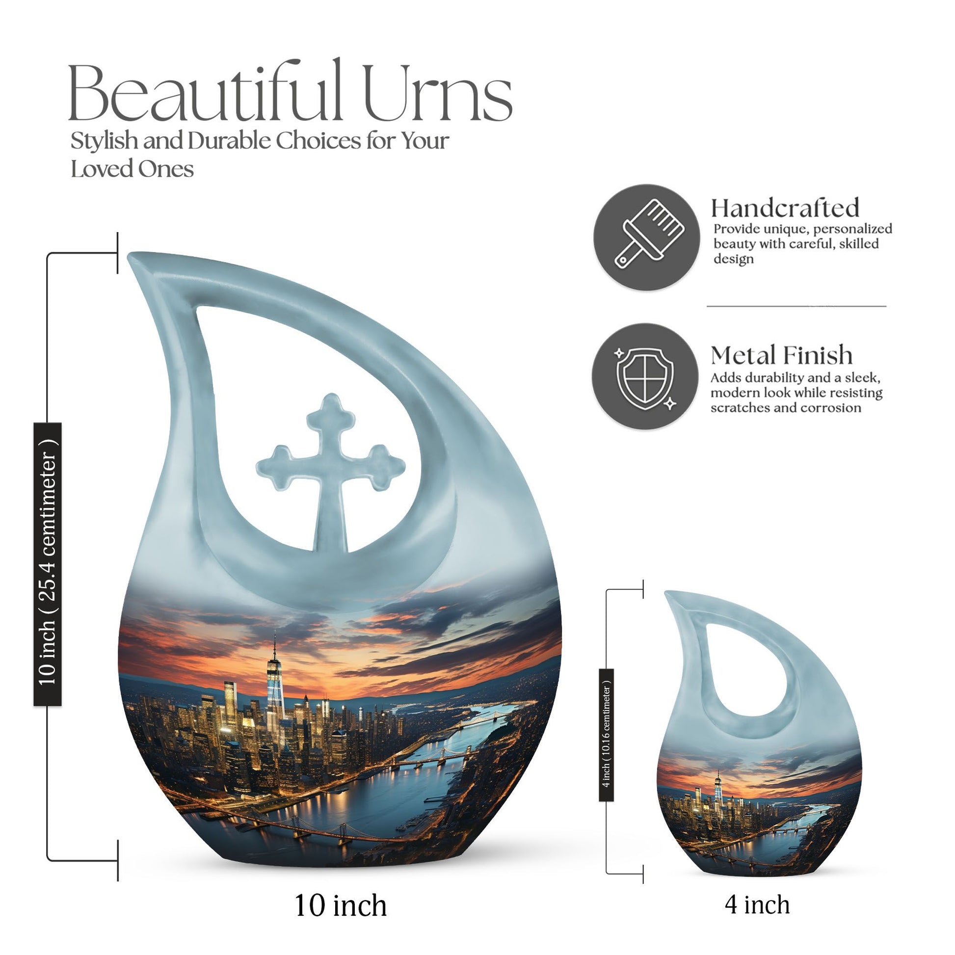 10-inch Dusk Descends On Urn