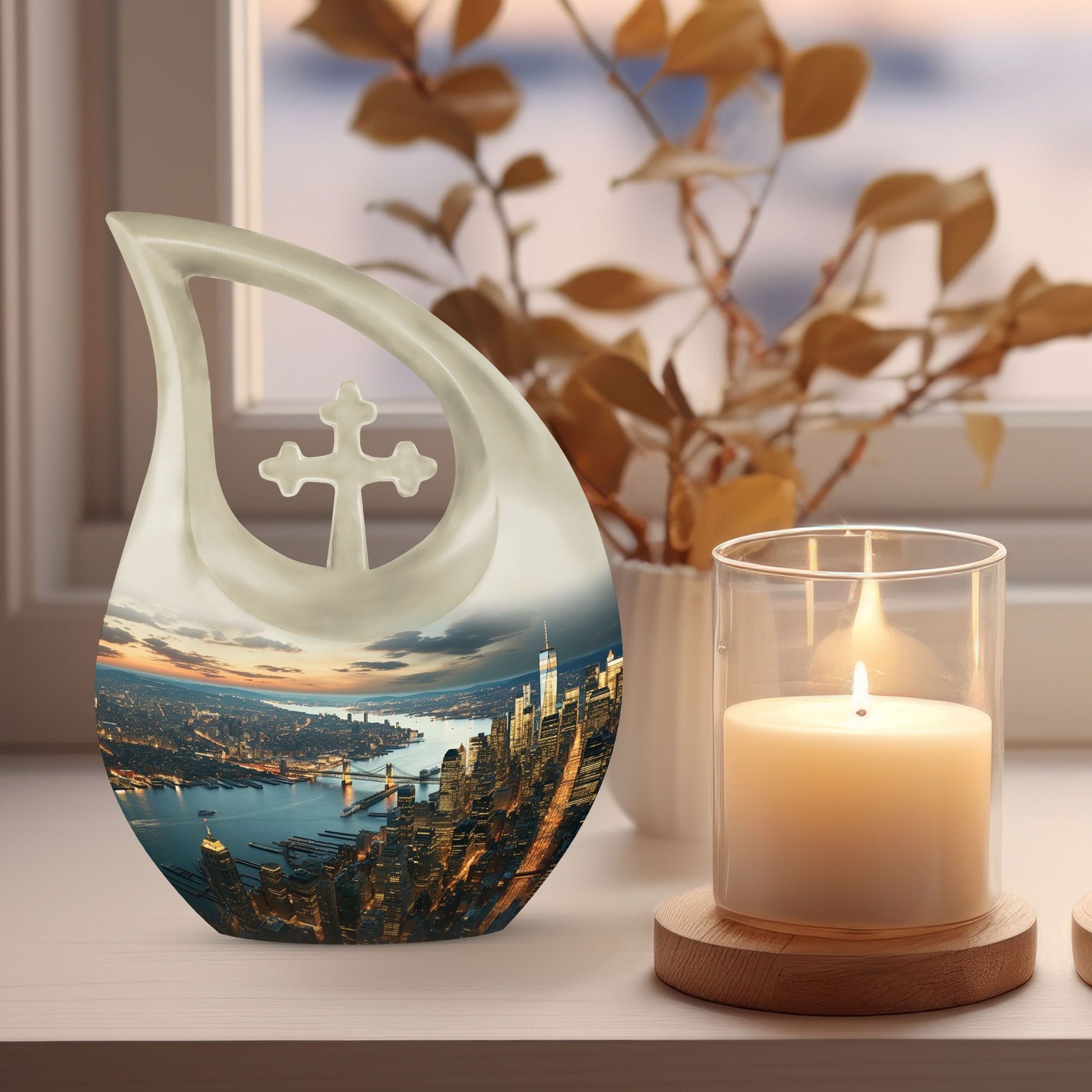 Large Cityscape At Urn 