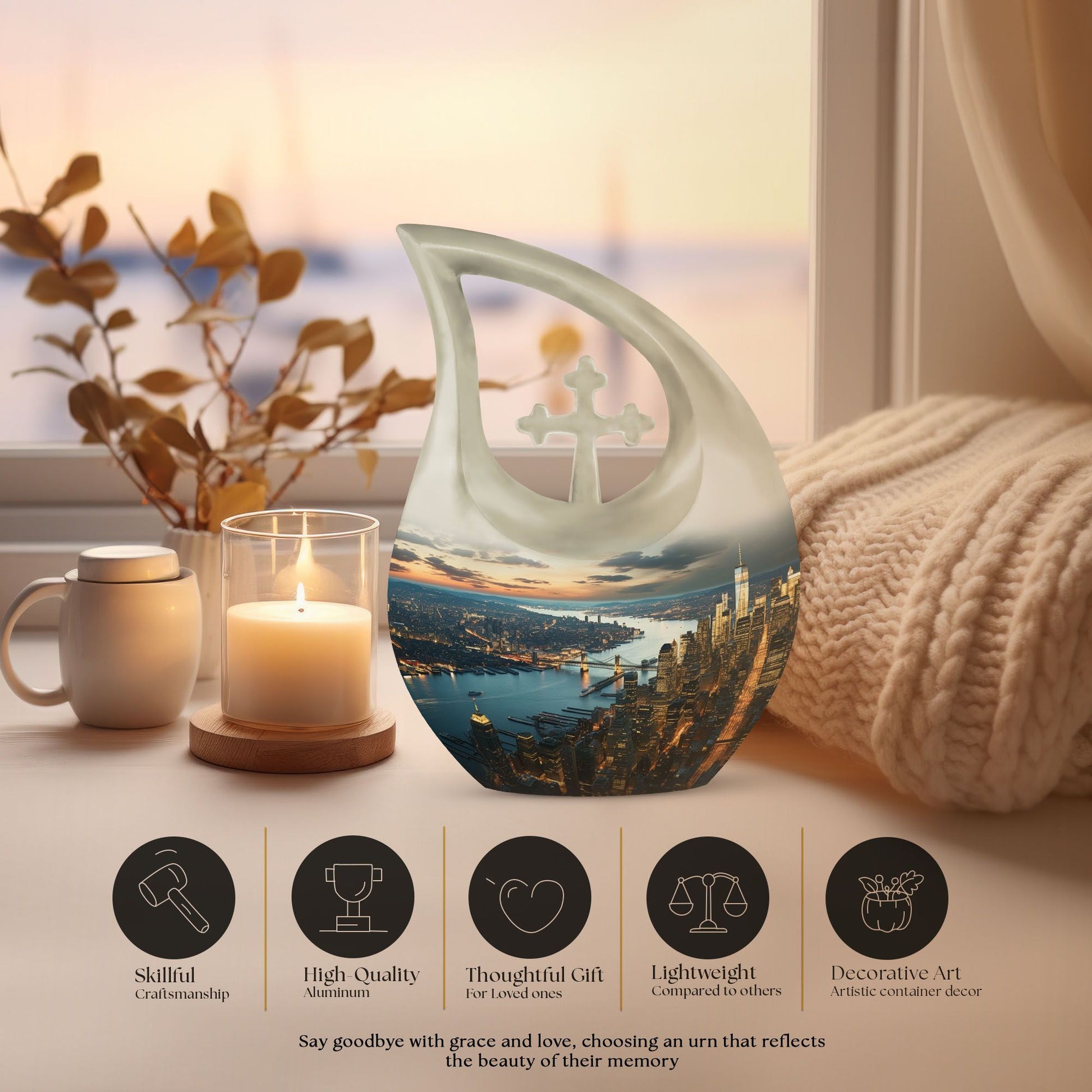 Large Cityscape At Urn 