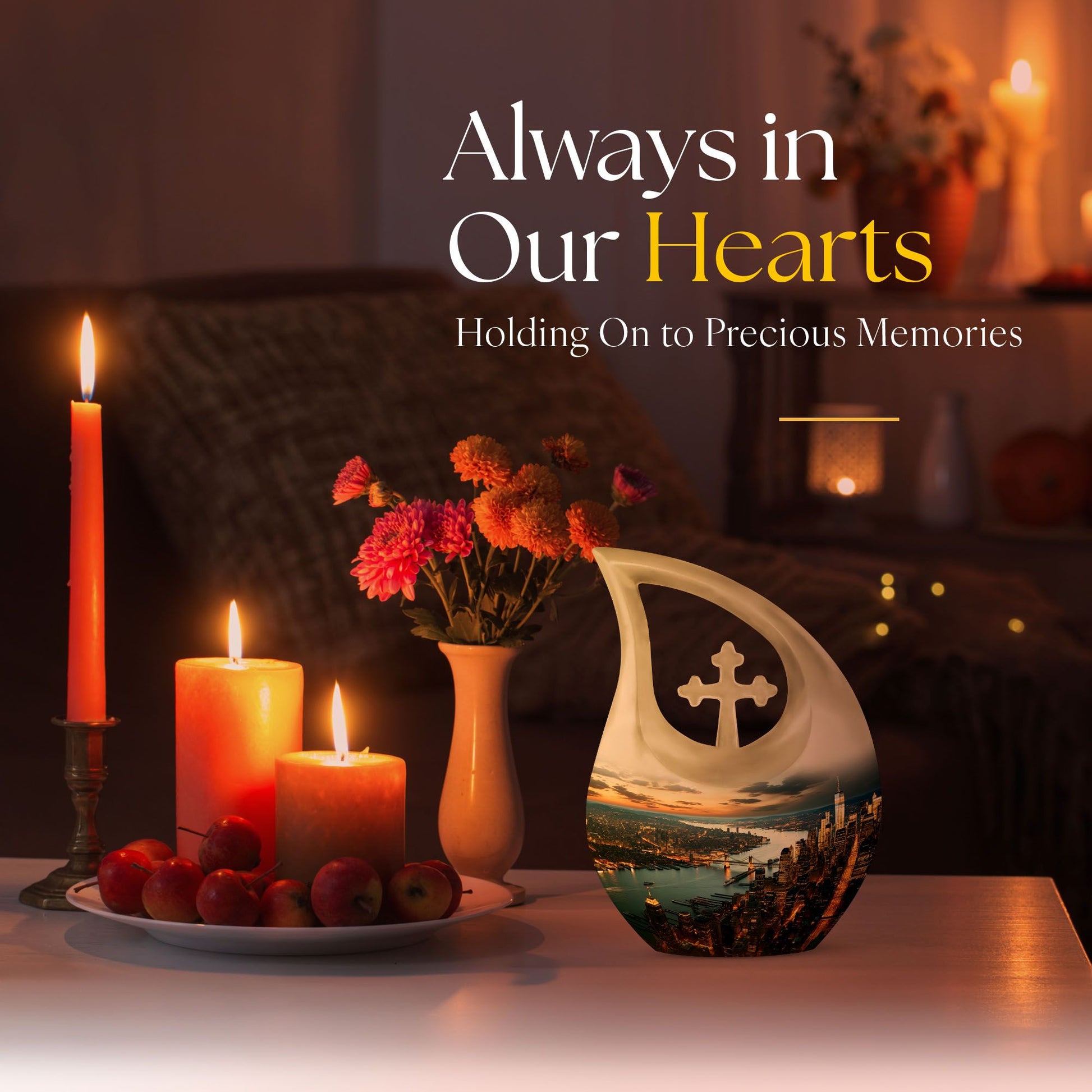 Large Cityscape At Urn 