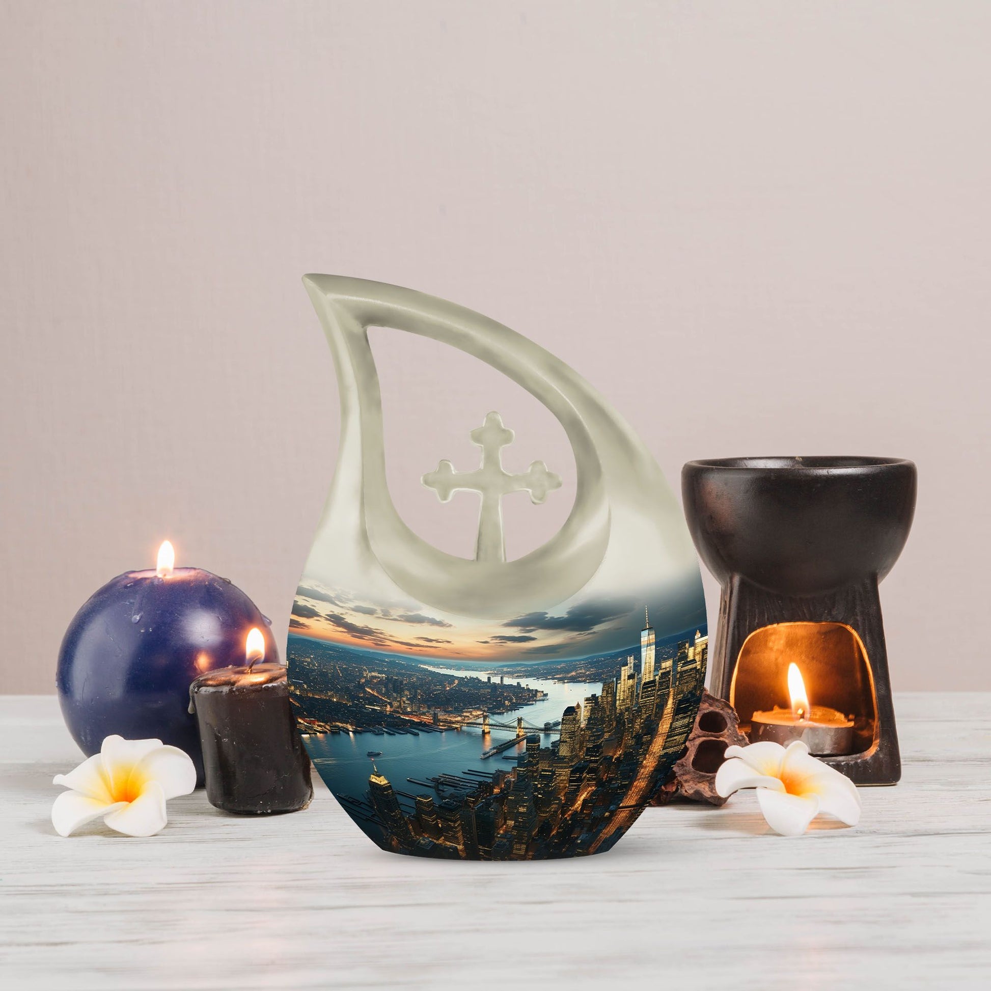 Large Cityscape At Urn 