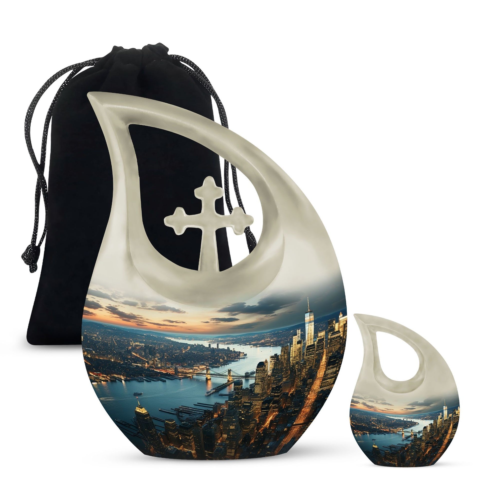 Large Cityscape At Urn 