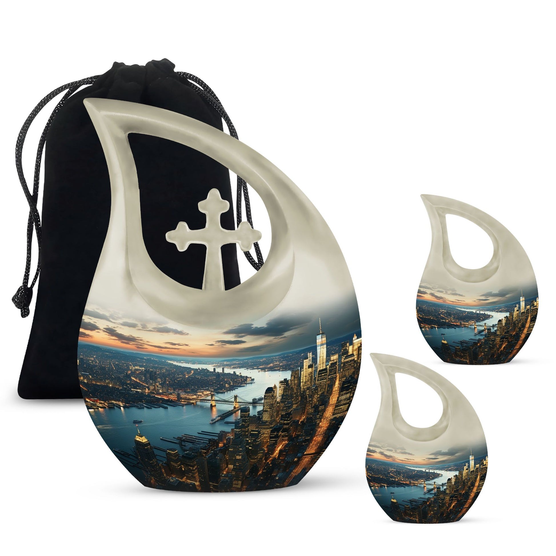 Large Cityscape At Urn 