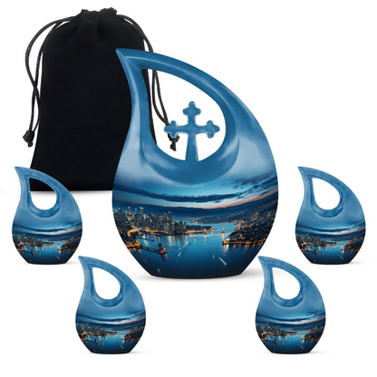 10-inch Cross Drop memorial urn