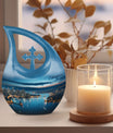 10-inch Cross Drop memorial urn